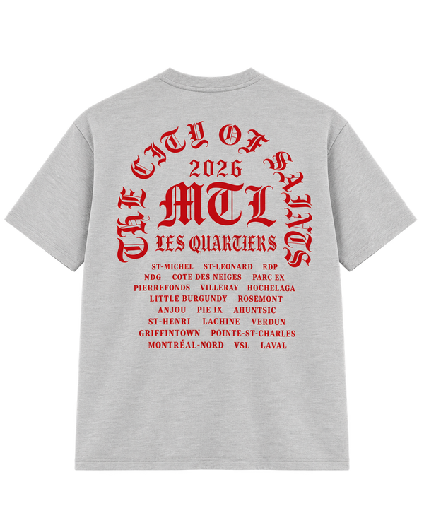 COS T-Shirt Les Quartiers Ash