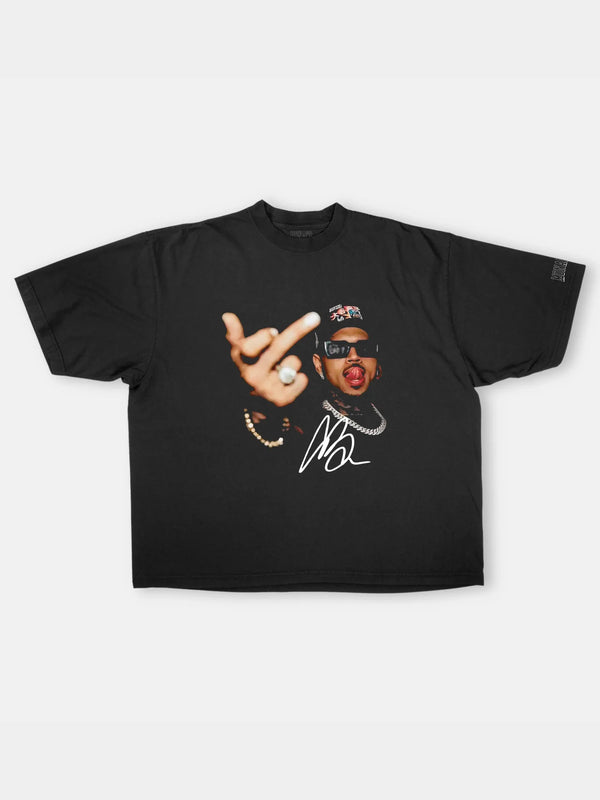 Chris Brown Y2K Tee Black