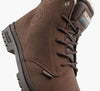 Palladium Unisex SP20 Cuff Leather Waterproof Warm Lined Boot Dark Cocoa