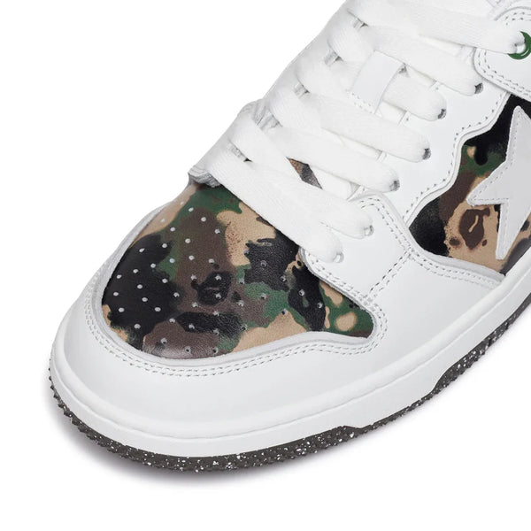 Sk8 Sta #2 M1 White Green Camo Sneaker