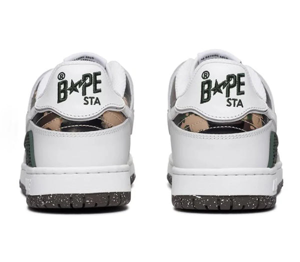 Sk8 Sta #2 M1 White Green Camo Sneaker