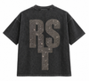 Reelistik Guardian Angel Graphic TeeWashed Black