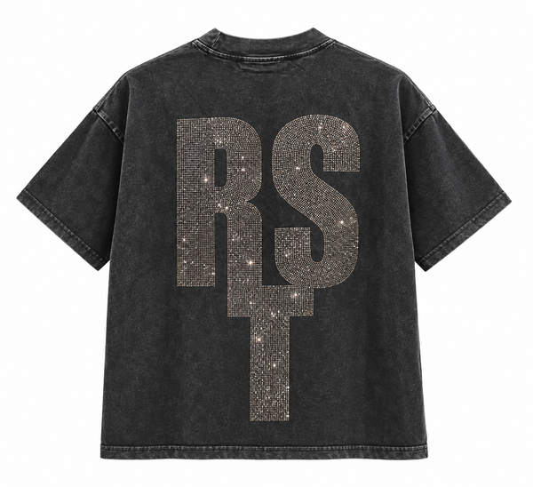 Reelistik Guardian Angel Graphic TeeWashed Black