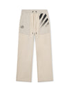 L/AB Off White Reverse Open Hem Sweatpants Oatmeal Heather
