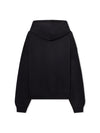 L/AB Off White Diagonal Washed Hoodie Black