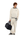 L/AB Off White Reverse Pullover Hoodie Oatmeal Heather