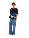 L/AB Off White Off Stacked T-Shirt Black