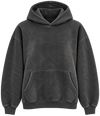 Tourn Heavyweight Wash Hoodie Coal Dust