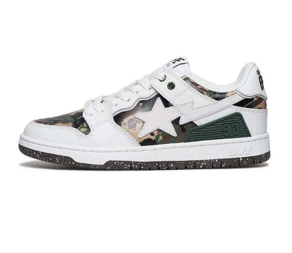 Sk8 Sta #2 M1 White Green Camo Sneaker