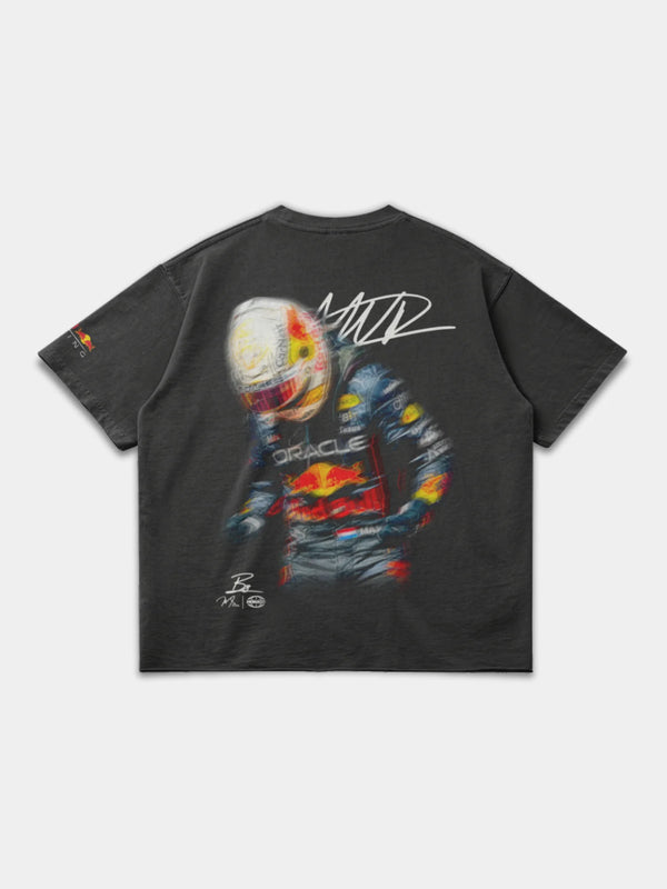 Verstappen Blur Racing Tee Dark Gray