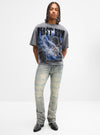 First Row Denim FR Washed S Jersey Tee W/STUD
