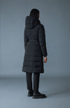 Coralia-CITY Recycled Down Coat Storm Visor and Belt