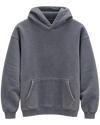 Tourn Heavyweight Wash Hoodie Slate Blue