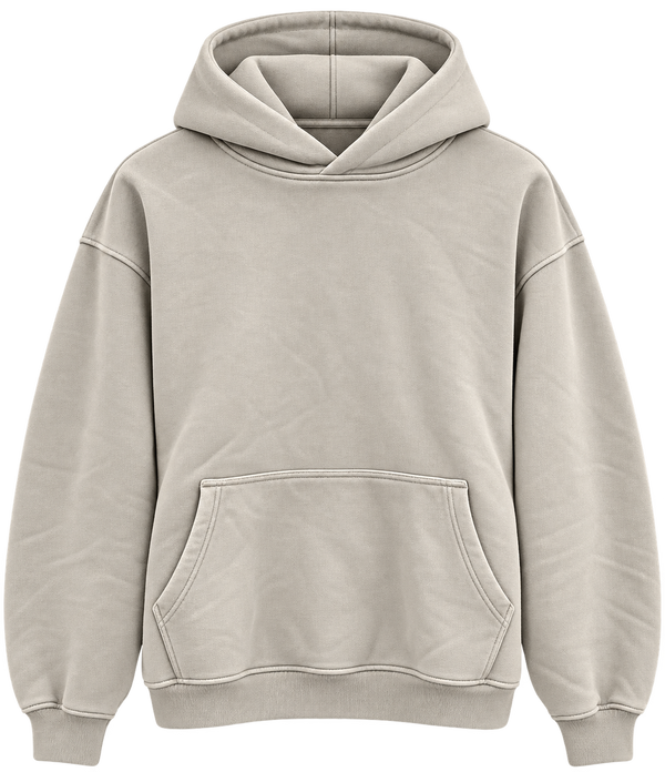 Tourn Heavyweight Wash Hoodie Stone