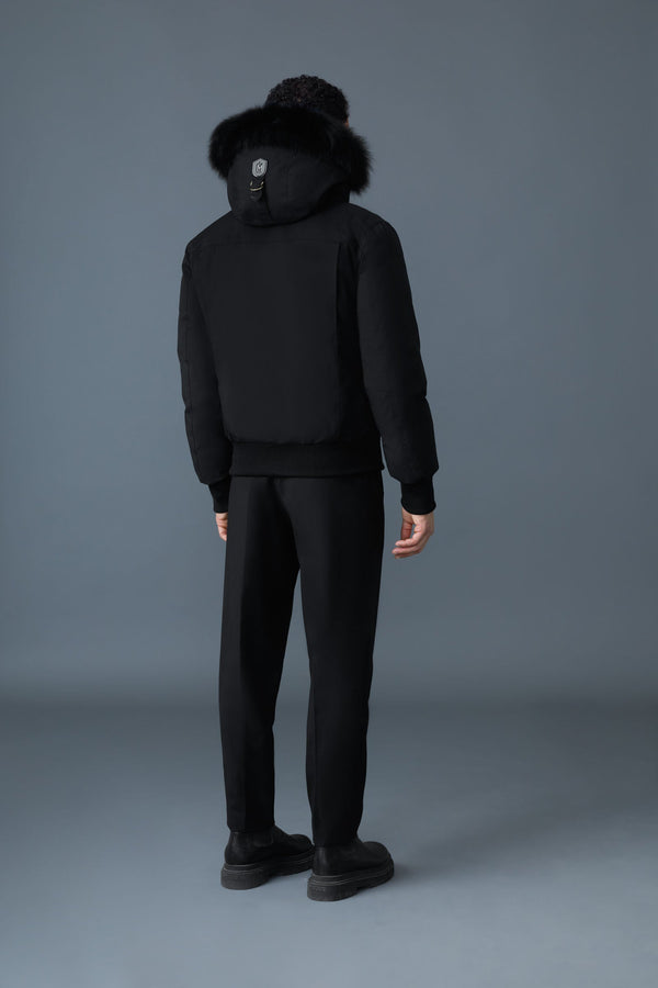 Dixon-BX 2-in-1 Nordic Tech Down Bomber Blue Fox Fur