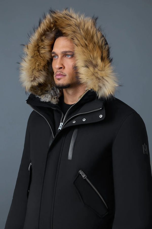 Dixon-FZ 2-in-1 Nordic Tech Down Bomber Natural Fur Black