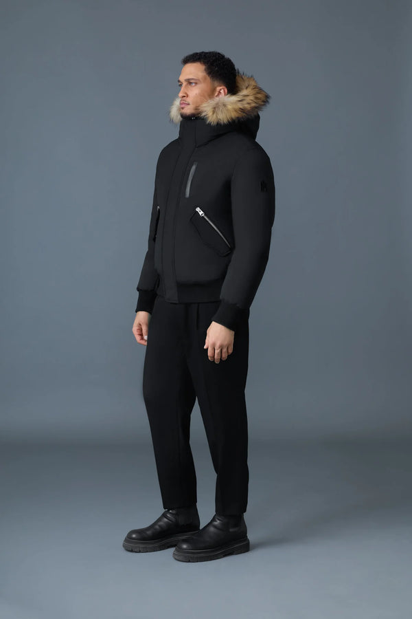 Dixon-FZ 2-in-1 Nordic Tech Down Bomber Natural Fur Black