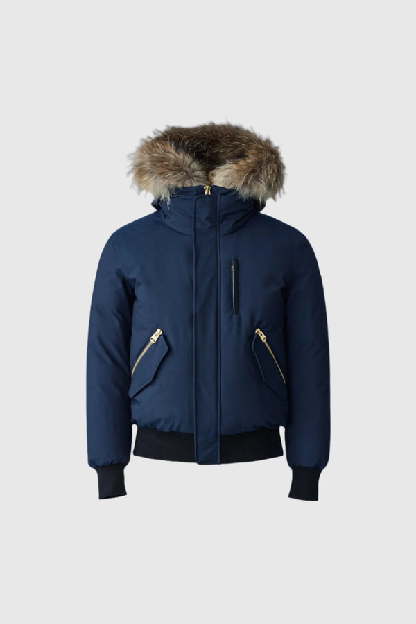 Dixon-FZ 2-in-1 Nordic Tech Down Bomber Natural Fur Navy