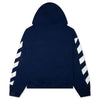 Off White L/AB Core Diagonal Zip Hoodie