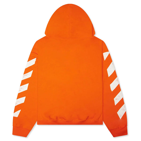 Off White L/AB Core Diagonal Zip Hoodie