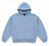 Saint Heavyweight Brushed Zip-Up Light Blue