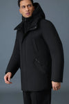 Edward-NFR 2-in-1 Down Coat Hooded Bib Black