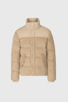 Everett-CDY Down Corduroy Jacket Light Camel