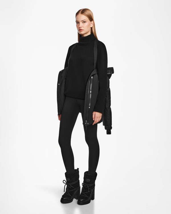 Loli Down Parka Faux Shearling Trim