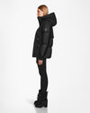 Loli Down Parka Faux Shearling Trim