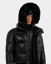 Rudsak Bond X Leather Down Bomber Black