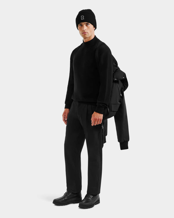 Rudsak Jerome Down Bomber Removable Faux Fur Black