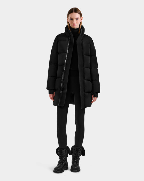 Rudsak Joelle Mid Length Down Puffer Jacket Black