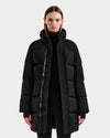 Rudsak Joelle Mid Length Down Puffer Jacket Black