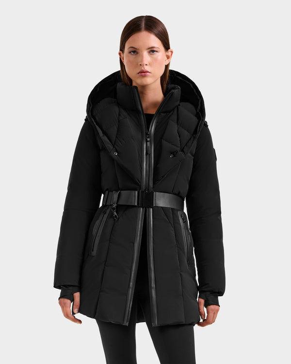 Moda Signature Down Puffer Natural Fur