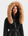 Moda Signature Down Puffer Natural Fur