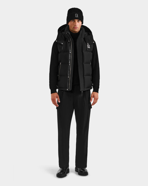 Rudsak Ren H Down Puffer Vest Black