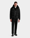 Rudsak Simon Shearling Down Combo Puffer Black