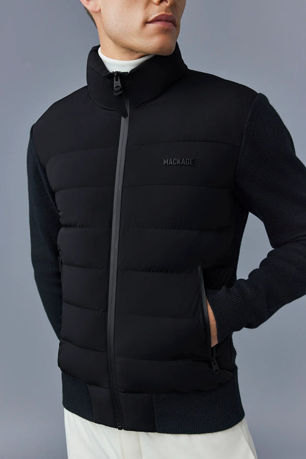 Haney-City Hybrid Light Down Jacket Black