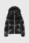 Jesse-GLO Glossy Parka For Kids Black