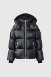 Jesse Lustrous Light Down Jacket Black