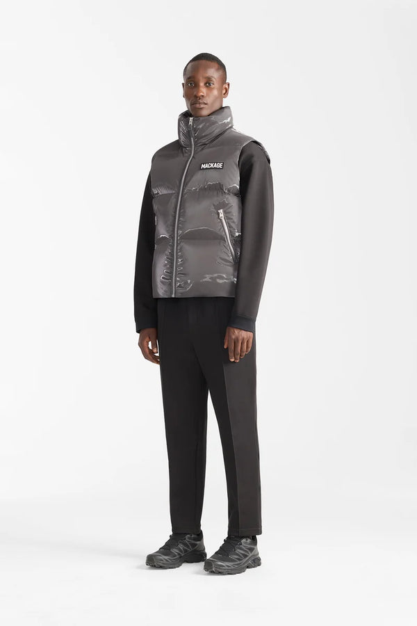 Kane-GLO High Gloss Down Vest Carbon