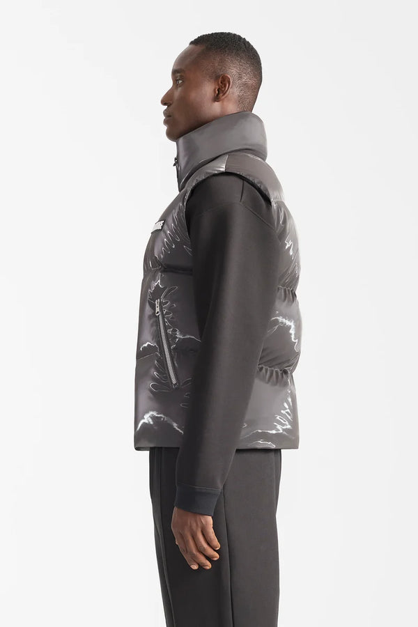 Kane-GLO High Gloss Down Vest Carbon