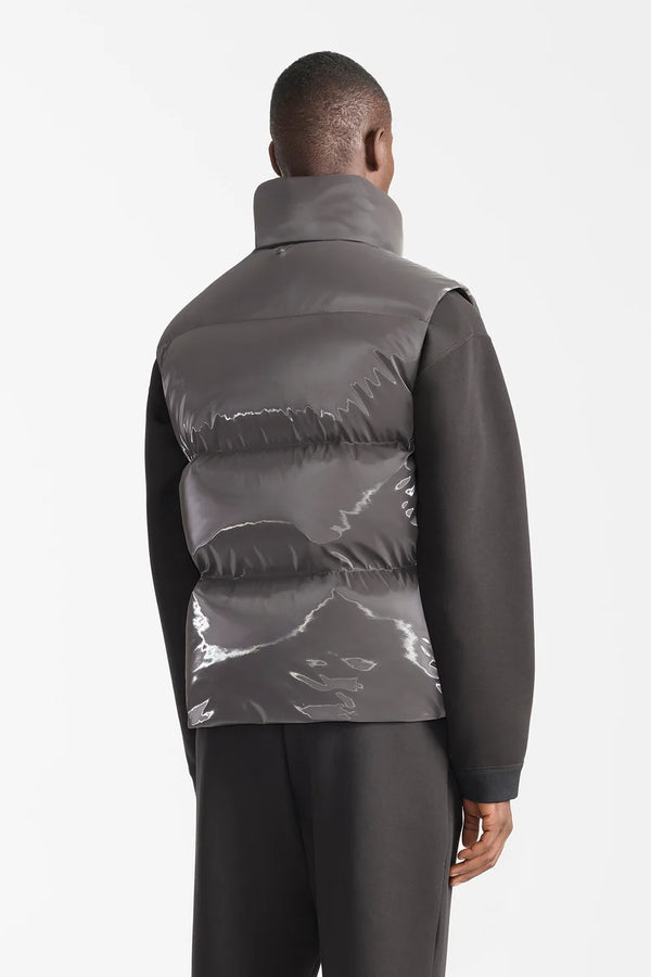 Kane-GLO High Gloss Down Vest Carbon