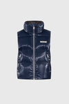Kane-GLO High Gloss Down Vest Marine Blue
