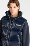 Kane-GLO High Gloss Down Vest Marine Blue