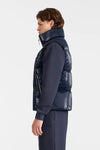 Kane-GLO High Gloss Down Vest Marine Blue