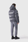 Kent-GLO High Gloss Hooded Down Jacket Carbon
