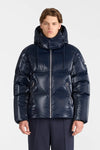 Kent-GLO High Gloss Hooded Down Jacket Navy