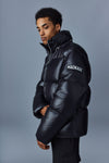 Kent-Z Lustrous Down Jacket Hood Black