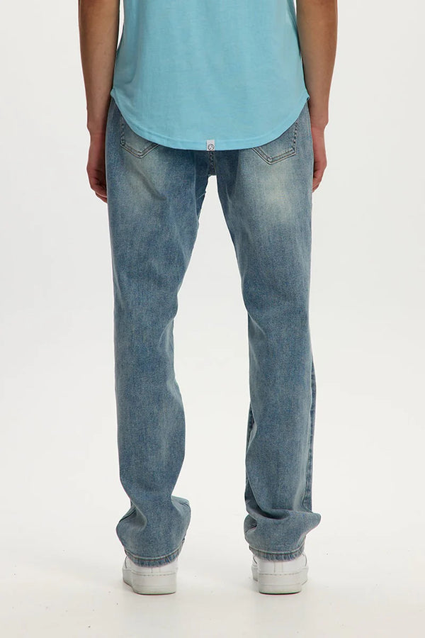 Straight Leg Denim Mid Blue